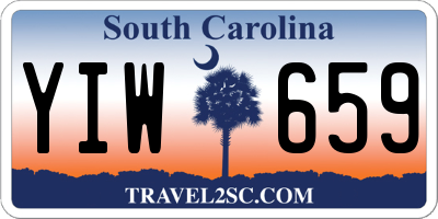 SC license plate YIW659