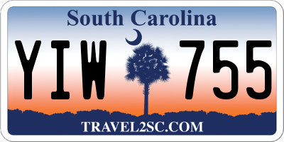 SC license plate YIW755