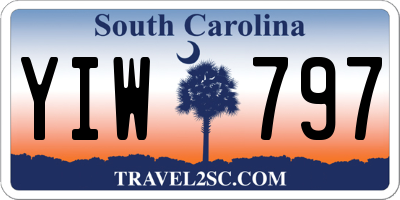SC license plate YIW797