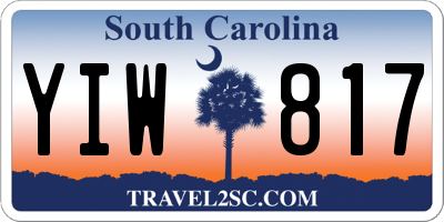 SC license plate YIW817