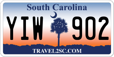 SC license plate YIW902