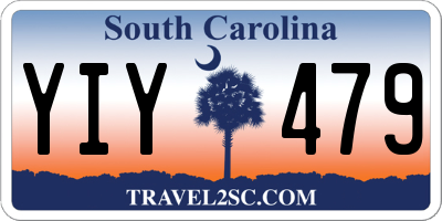 SC license plate YIY479