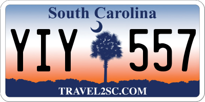 SC license plate YIY557