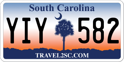 SC license plate YIY582