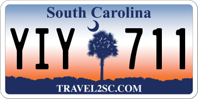SC license plate YIY711