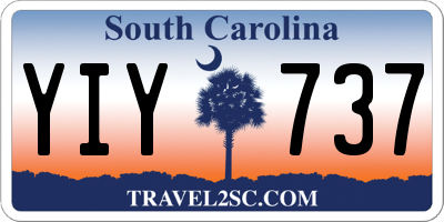 SC license plate YIY737