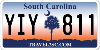 SC license plate YIY811
