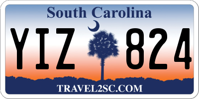 SC license plate YIZ824