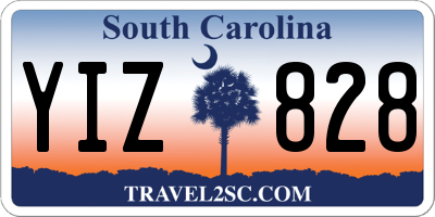 SC license plate YIZ828