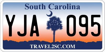 SC license plate YJA095