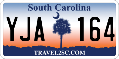 SC license plate YJA164