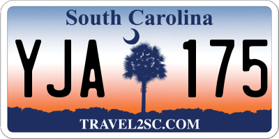 SC license plate YJA175