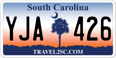 SC license plate YJA426