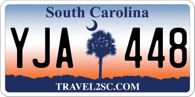 SC license plate YJA448