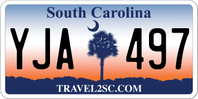 SC license plate YJA497
