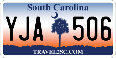 SC license plate YJA506