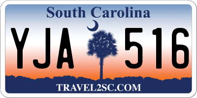 SC license plate YJA516