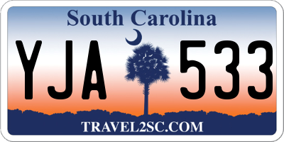 SC license plate YJA533