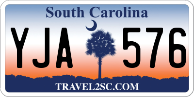 SC license plate YJA576