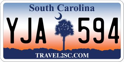 SC license plate YJA594