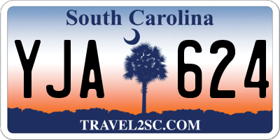 SC license plate YJA624
