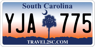 SC license plate YJA775