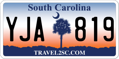 SC license plate YJA819