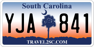 SC license plate YJA841