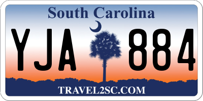 SC license plate YJA884