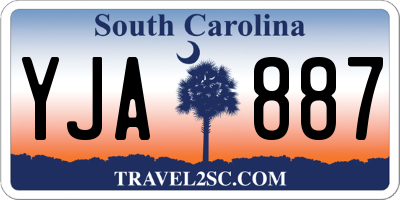 SC license plate YJA887