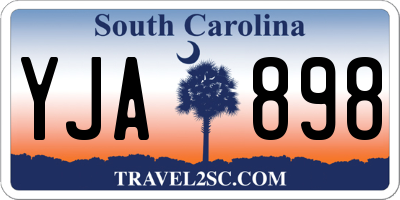 SC license plate YJA898
