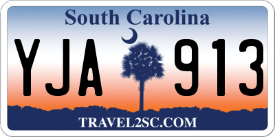 SC license plate YJA913