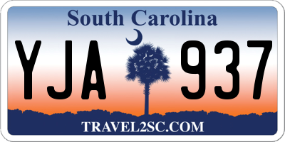 SC license plate YJA937