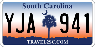 SC license plate YJA941