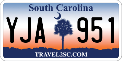 SC license plate YJA951