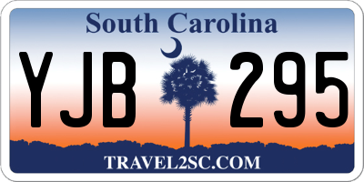 SC license plate YJB295