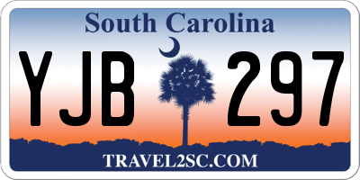 SC license plate YJB297