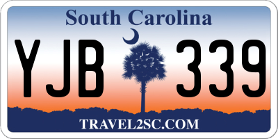 SC license plate YJB339