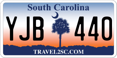 SC license plate YJB440