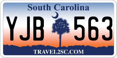 SC license plate YJB563