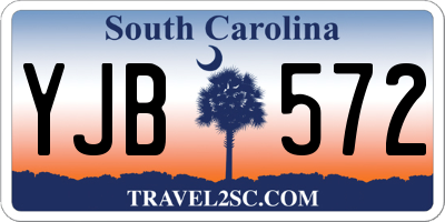 SC license plate YJB572