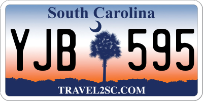 SC license plate YJB595