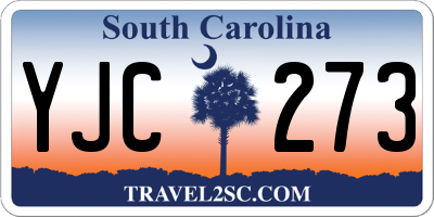 SC license plate YJC273
