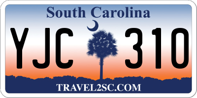 SC license plate YJC310