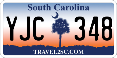 SC license plate YJC348