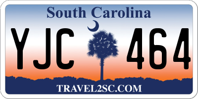 SC license plate YJC464