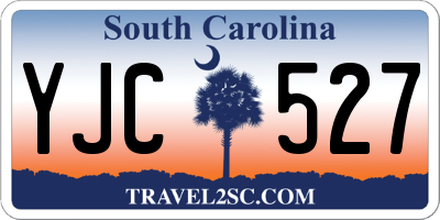SC license plate YJC527
