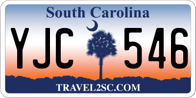 SC license plate YJC546
