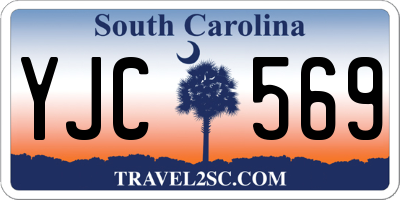 SC license plate YJC569