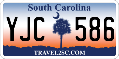 SC license plate YJC586